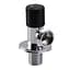 Кран кутовий кераміка Solomon Exlusive 1/2″X3/4″ 989 Black ( 1шт.) - мініатюра 1