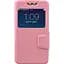 Чехол-книжка Toto Book Silicone Slide Universal Cover With Window 4.3"-4.8" Pink - миниатюра 1