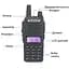 Рація Baofeng UV-82 8W посилена PRO серія VHF/UHF, ліхтар, 2xPTT кнопка, гарнітура, дальність 10км (100832) - миниатюра 5