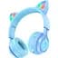 Наушники Hoco W39 Cat Ear Stereo Bluetooth Headphones Blue (779250) [78941] - миниатюра 1