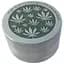 Гриндер для подрібнення тютюну Амстердам HL-243 High Quality Designed Silver Green (10905) - мініатюра 1