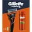 Подарунковий набір для чоловіків Gillette Fusion5: бритва зі змінним катриджем для гоління + гель для гоління 200 мл - мініатюра 2