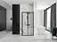 Душова кабіна Rea Rapid Fold 100x100 black REA-K6423 + REA-K6420, Чорний матовий, Універсальна, прозрачний, Чорний матовий - мініатюра 5