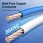 Патч-корд 1м, S/FTP cat 8 RJ-45 COPPER black Vention (IKGBF) - мініатюра 4