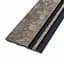 Рейка декоративна Sticker Wall PS 2900х115х12мм Сіро-коричневий із золотими вкрапленнями SW-00002138 - мініатюра 1