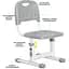 Стульчик Evo-kids серый (EVO-301 G) - миниатюра 3