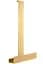 Полиця Rea Tori brushed gold на душову стінку REA-85001, Золотий - мініатюра 7