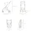 Коляска основание Thule Spring Stroller Aluminium (TH 11300100) - миниатюра 7
