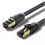 Патч-корд 1.5м, S/FTP cat 8 RJ-45 black Vention (IKABG) - миниатюра 1