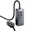 Автомобільний зарядний пристрій Baseus Share Together PPS multi-port Fast charging car charger with cord 120W 2U+2C CCBT-A0G Grey - мініатюра 1