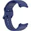 Силіконовий ремінець BeCover Ribbed Tape для Samsung Galaxy Watch (20 mm) 3 41 mm/4 40mm-44mm/5 40-44mm/6 40-44mm/7 40-44mm Deep Blue (712040) - мініатюра 2