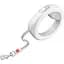 Повідець-рулетка для собак Waudog R-leash, кругла, XS-M, до 40 кг, 2,9 м, світловідбиваюча стрічка білий - мініатюра 2