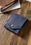 Шкіряний кард-кейс (портмоне) 11.0 синій Crazy Horse - мініатюра 2