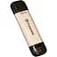 USB флеш накопичувач Transcend 256GB JetFlash 930 Gold-Black USB 3.2/Type-C (TS256GJF930C) - мініатюра 3