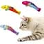 Игрушка для кошек Barksi Рыбки с кошачьей мятой и колокольчиком 16.5 см 3 шт. - миниатюра 7
