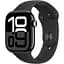 Смарт-часы Apple Watch Series 10 GPS 46mm Jet Black Aluminum Case with Black Sport Band S/M (MWWP3) [114950] - миниатюра 1