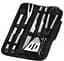 Набір для гриля та барбекю: 5 аксесуарів - Для любителів BBQ - з нержавіючої сталі - мініатюра 1