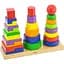 Набор пирамидок Viga Toys Три фигуры деревянный (50567) - миниатюра 1