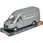 Автомобіль Tigres Mercedes-Benz Sprinter вантажний на планшетці сірий (39703) - мініатюра 1