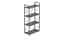 Этажерка 4/60 Ferrum-decor Серии Коннект 120x60x28 серый ДСП Бетон 16мм (FRD-105547) - миниатюра 5