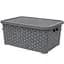 Кошик Diomedea з кришкою 29.7x19.6x13 см 6 л сірий (К12-130)  - мініатюра 1