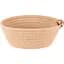 Корзина плетеная МВМ My Home (MVM) TH-33 M 20х7.5 cм бежевая (TH-33 M BEIGE) - миниатюра 2