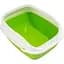 Туалет для котів з рамкою MPS Beta Plus Small Green 43x31x16 см - мініатюра 1