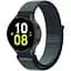 Ремінець нейлоновий на липучці BeWatch Samsung Galaxy Watch 4/5/6 Зелений з синім (1011318.4UW) - мініатюра 1