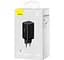 Мережевий зарядний пристрій Baseus GaN5 Pro Fast Charger 2C + U 65W EU Чорний with fast charging Cable Type-C to Type-C 100W - мініатюра 2