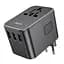 Мережевий зарядний пристрій Hoco AC19 3 USB/2 Type-C PD 35W чорний - мініатюра 4
