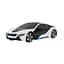 Машинка RASTAR BMW i8 на дистанційному керуванні + пульт 2,4 ГГц 1:24 білий 48400 - мініатюра 5