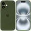 Чехол Epik Silicone Case Full Camera Protective (AA) для Apple iPhone 16 Plus (6.7) Зеленый / Dark Olive - миниатюра 3