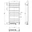 Электрический полотенцесушитель Navin Loft 500x1000 Sensor с таймером, левое 00-044050-5080, Хром, Левое, Электронный - миниатюра 6