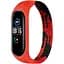 Ремінець BeCover Elastic Nylon Style для Xiaomi Mi Smart Band 5 / Mi Smart Band 6 Size M Black-Red (706146) - мініатюра 1