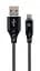 Кабель USB AM-Type-C, 1 м, черный, Cablexpert, 2.1A (CC-USB2B-AMCM-1M-BW) - миниатюра 1