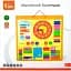 Магнитный календарь Viga Toys с часами на украинском языке (50377U) - миниатюра 3