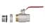 Кран кульовий Thermo Alliance "Американка" Standart 1 1/4" ВЗ прямий, латунь,PN30, важіль SD220W32 - мініатюра 4
