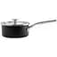 Ківш KitchenAid Steel Core з кришкою 16 см 1.3 л матовий чорний (CC005997-001) - мініатюра 2