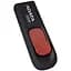 Флеш-накопичувач ADATA Classic C008 32 GB чорно-червоний (AC008-32G-RKD) - мініатюра 1