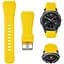 Силиконовый ремешок Watchbands для Samsung Gear S3 Samsung Galaxy Watch 46mm Silver - желтый (WB001YELLOW20) - миниатюра 1