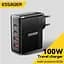 Зарядное устройство Essager GaN2 Pro мощный QC PD 100W 20V 5A - миниатюра 2