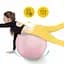 М'яч для фітнесу (фітбол) 4FIZJO 85 см Anti-Burst Pink (P-5907739317421) - мініатюра 9