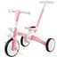 Дитячий триколісний велосипед HyperMotion Tobi Rocket з батьківською ручкою 17 см 20 см pink (TOBI ROCKET HYP PINK) - мініатюра 1