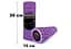 Масажний ролер EasyFit Solid Grid Roller Mini 30 см фіолетовий - мініатюра 2