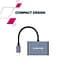 USB-хаб Canyon USB-хаб hub DS-4 3in1 USB-C Grey (CNS-TDS4) - миниатюра 4