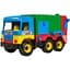 Машинка Tigres Middle Truck Сміттєвоз 42 см синій із зеленим (39224) - мініатюра 1