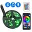 Світлодіодна RGB стрічка чорна кольорова 5 м SMD LED 5050 USB - мініатюра 2