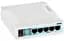 Комутатор Mikrotik RB260GS, 5-port Gigabit smart switch with SFP cage, SwOS, plastic case, PSU - мініатюра 2