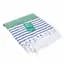 Полотенце пештемаль Lovely Svi хлопковое, пляжное, хамам, spa - XХL 100x180 см Green/Blue Stripes (6032025) - миниатюра 1