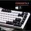 Клавиатура GamePro Red с Hot-Swap RGB White проводная механическая (MK160W) - миниатюра 10